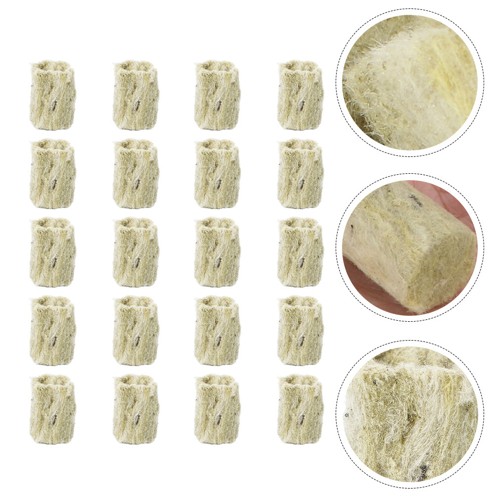 Hydroponic Kit - 40 pièces, cubes de laine pour