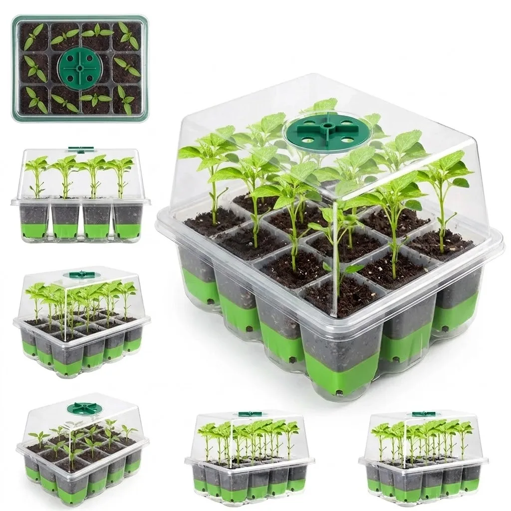 Seed Starter Tray - Plateau de semis à 12 alvéoles