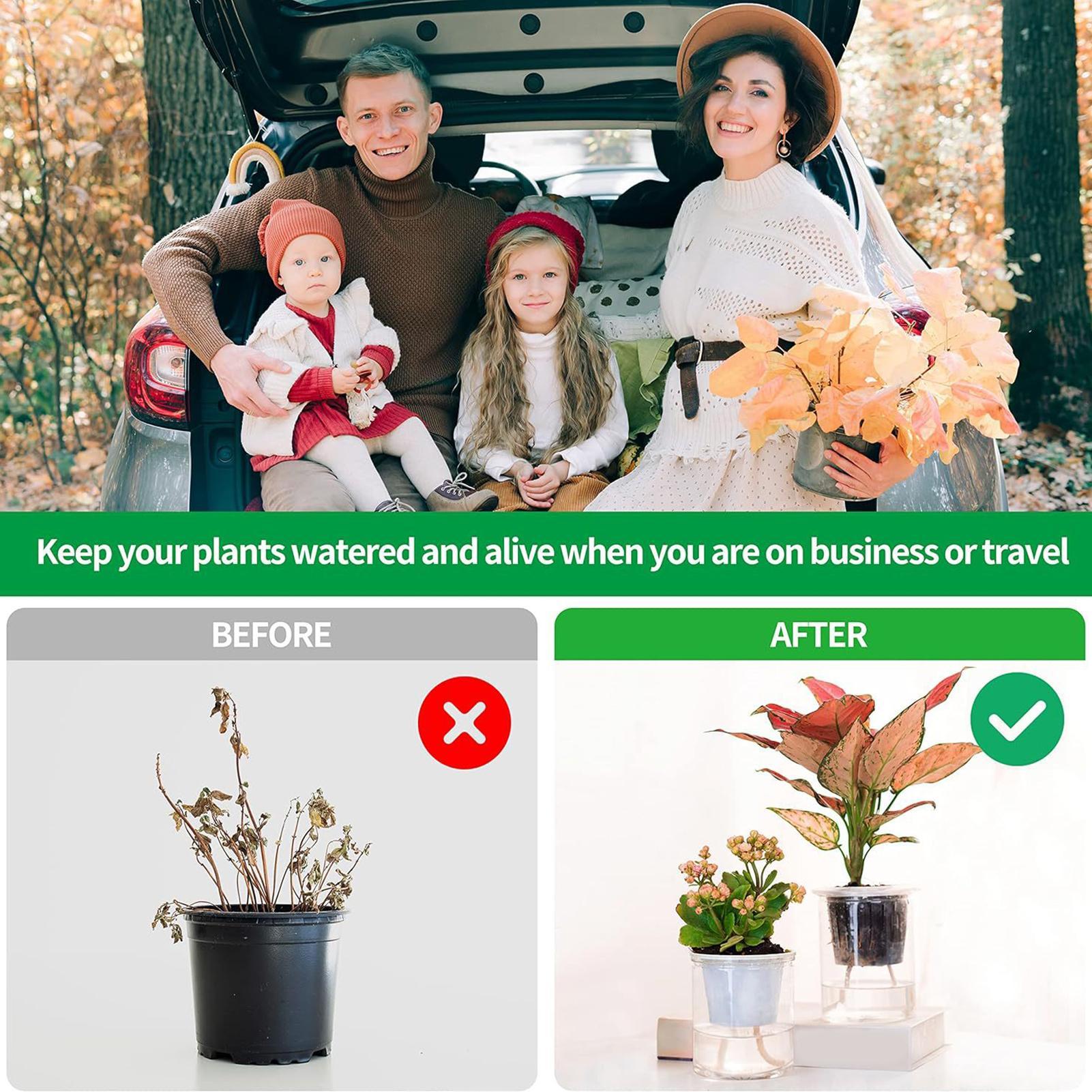 Self Watering Planter - Mèches d'arrosage automatique pour plantes, système