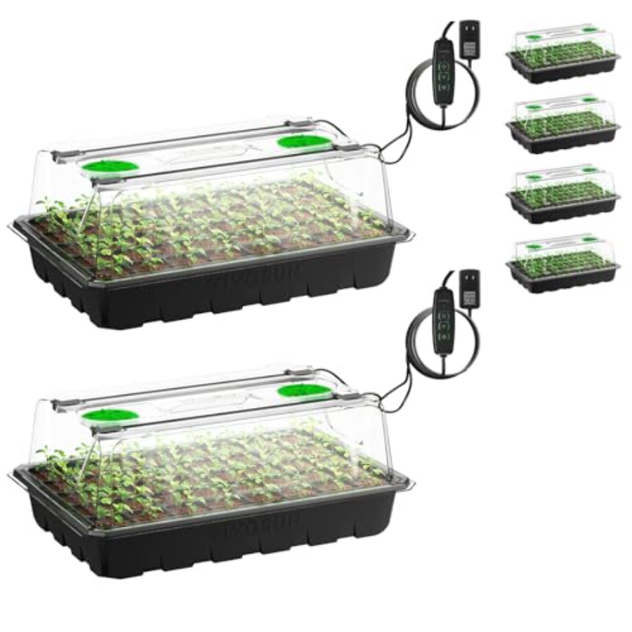 Seed Starter Tray - Lot de 6 plateaux de semis