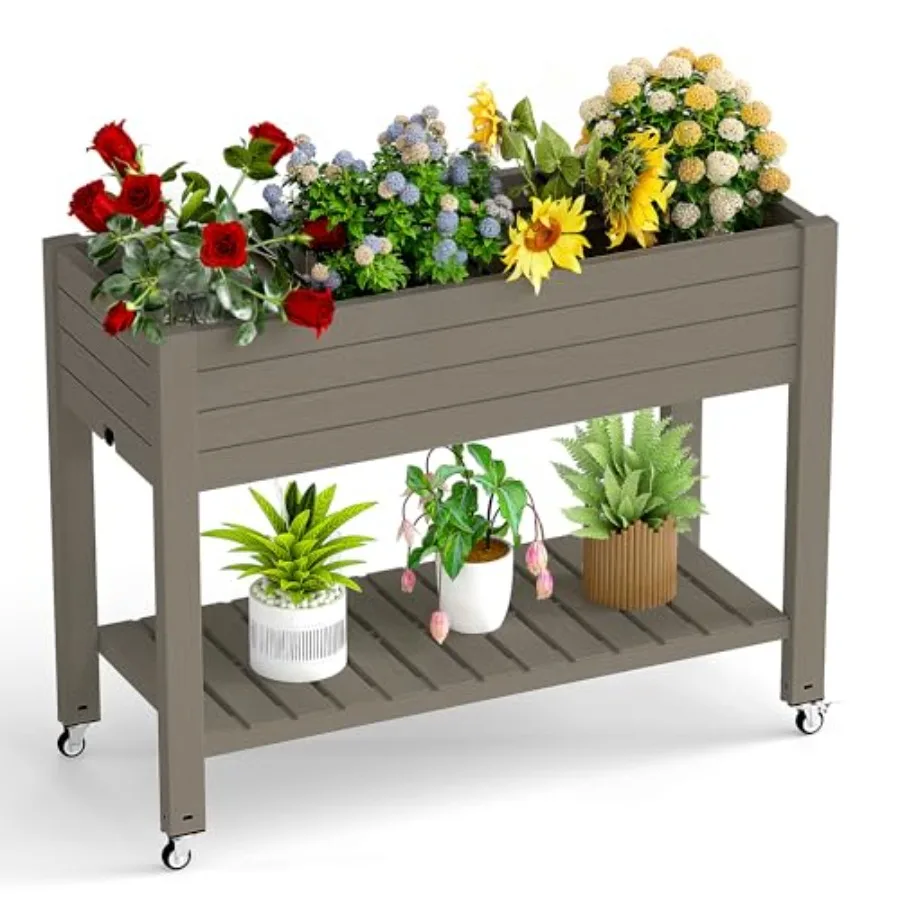 Self Watering Planter - Bac de jardin surélevé avec pieds,