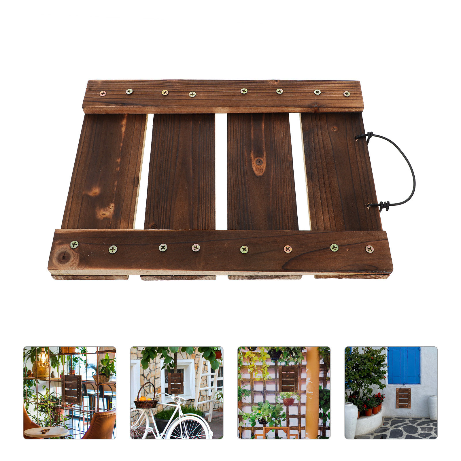 Vertical Planter - Planter mural en bois, panneau de