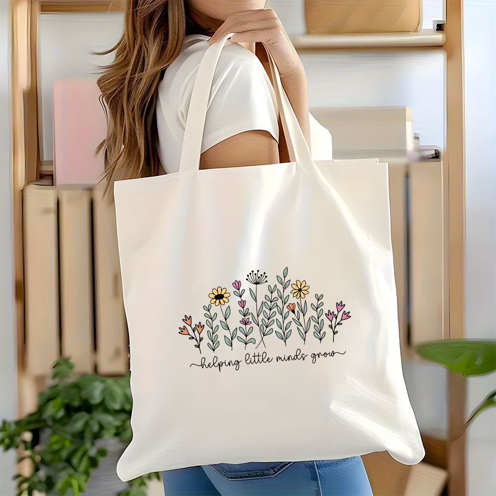Grow Bag - Sac fourre-tout imprimé double face «
