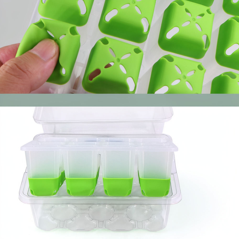 Plant Pot - Boîte de démarrage en silicone réutilisable,