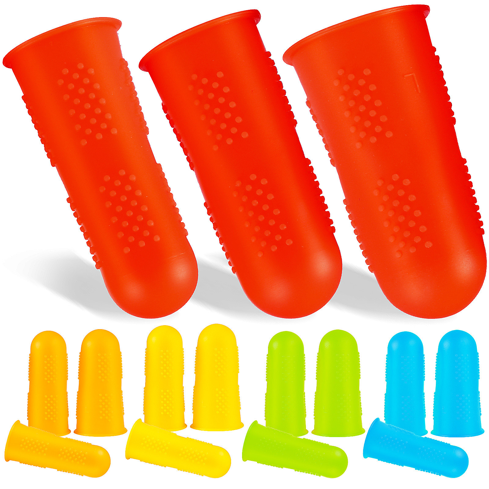 Garden Gloves - 15 protège-doigts en silicone souple et