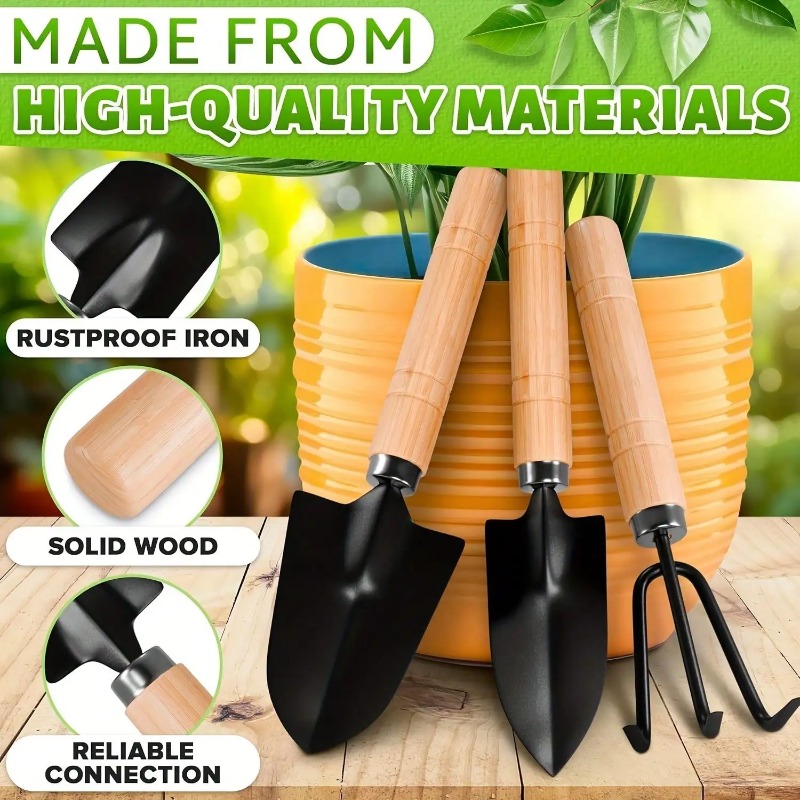 Indoor Herb Garden - Ensemble d'outils de jardinage miniatures 3
