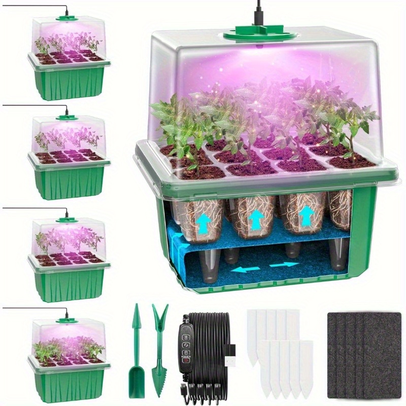 Seed Starter Tray - LED élèvent la lumière plante de