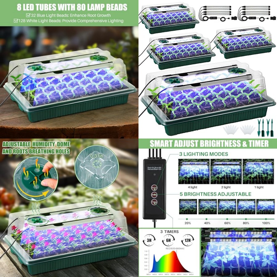 Seed Starter Tray - Kit de démarrage de semis avec