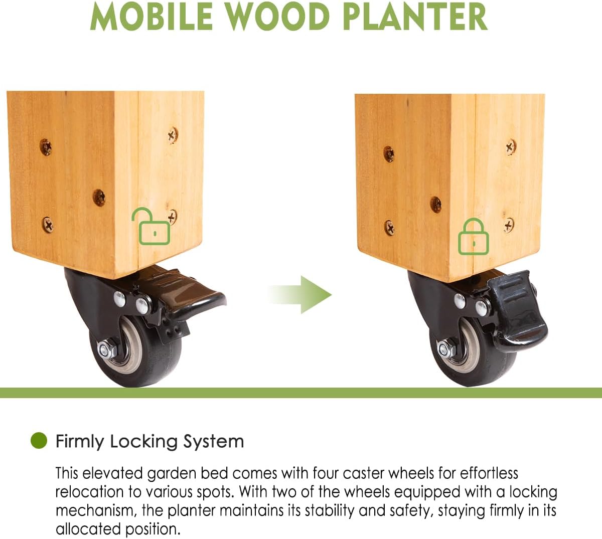 Jardinière surélevée mobile en - Raised Garden Bed avis et prix