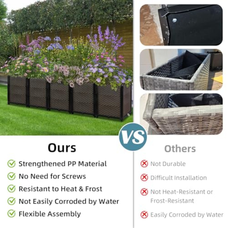 Bac de plantation surélevé à a - Self Watering Planter avis et prix