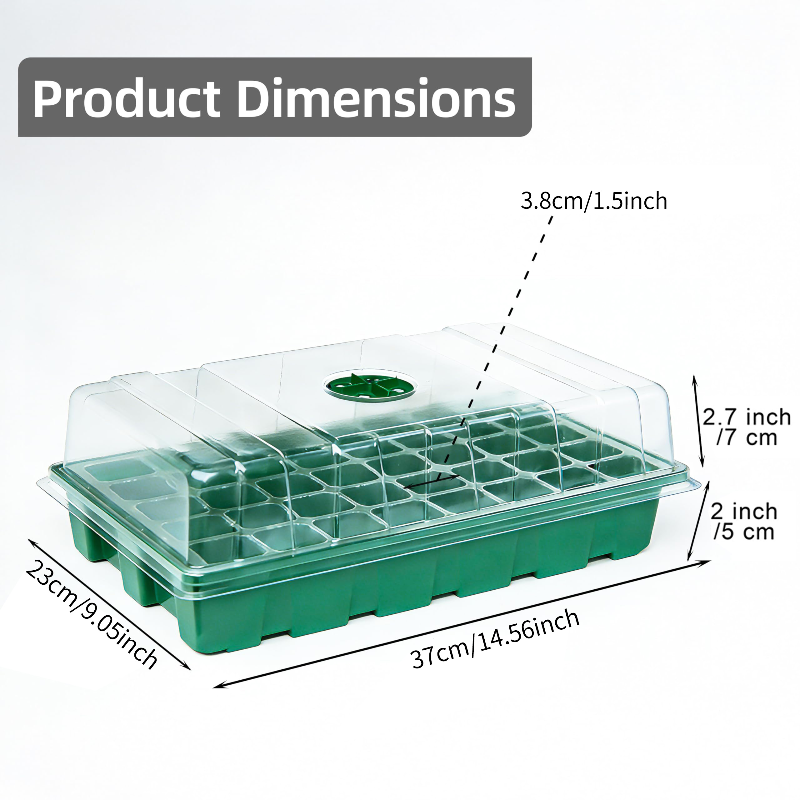 Avec couvercle transparent et  - Seed Starter Tray avis et prix