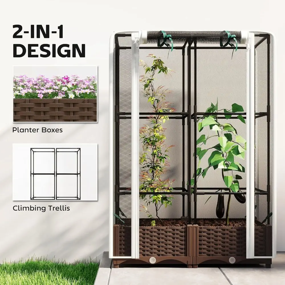 Bac de jardin surélevé avec tr - Self Watering Planter avis et prix