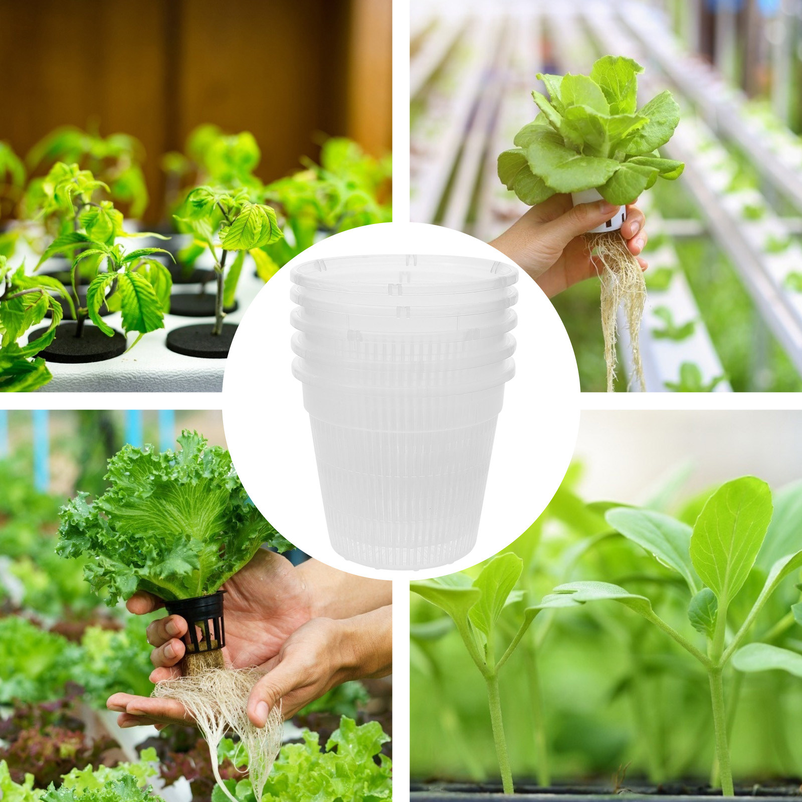 5 pots en filet pour culture h - Plant Pot avis et prix