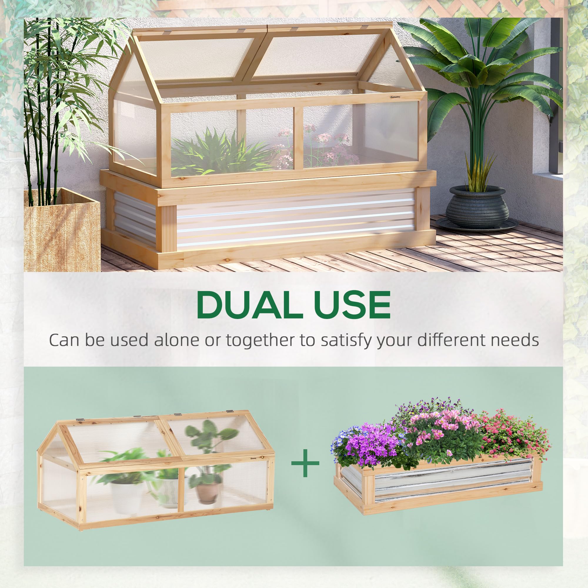 Berceau de jardin surélevé, mi - Raised Garden Bed avis et prix