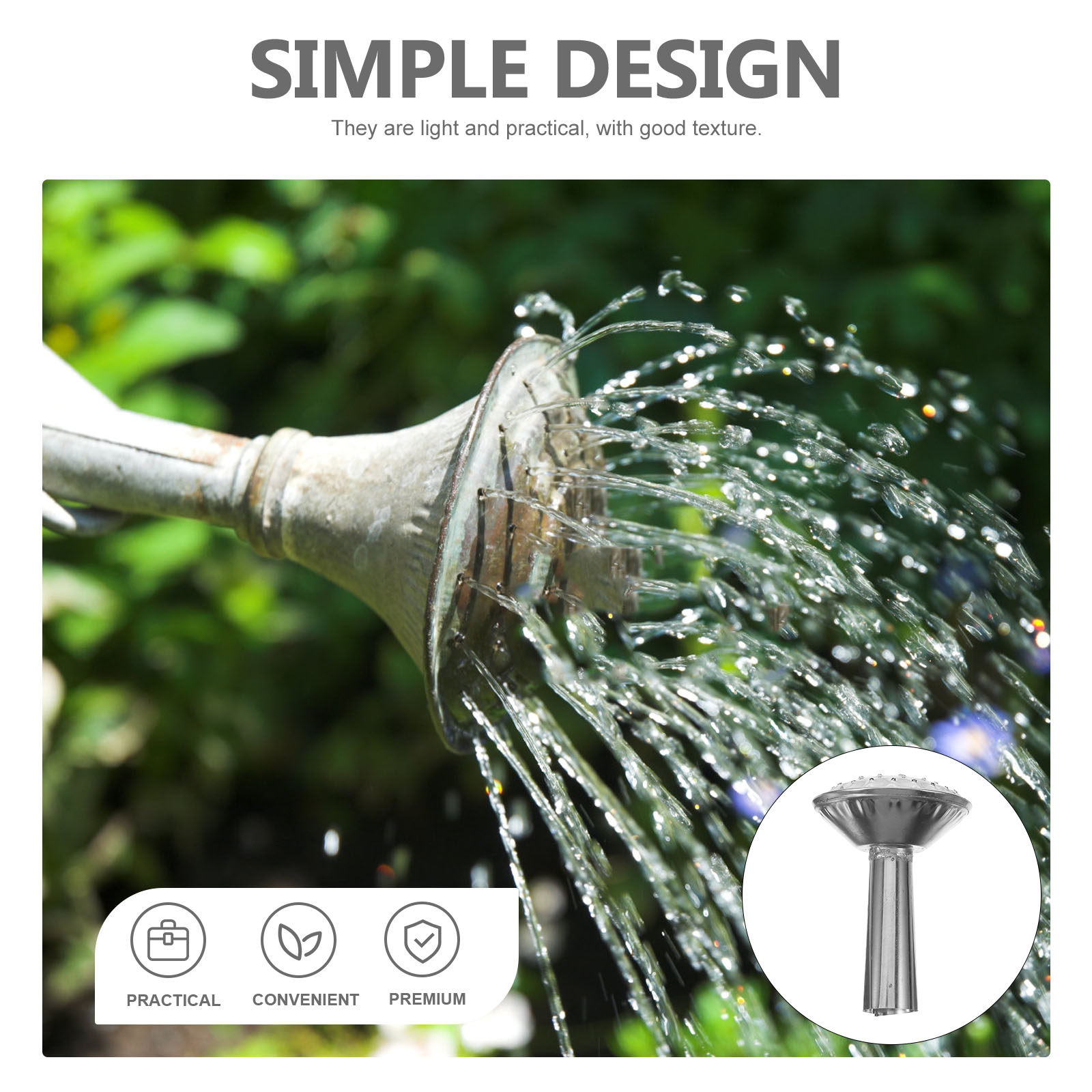 Tête de pulvérisateur en acier - Watering Can avis et prix