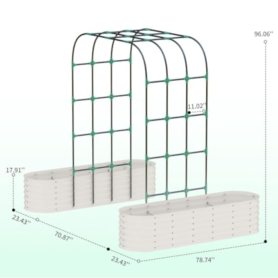 Berceau de jardin surélevé en  - Raised Garden Bed avis et prix