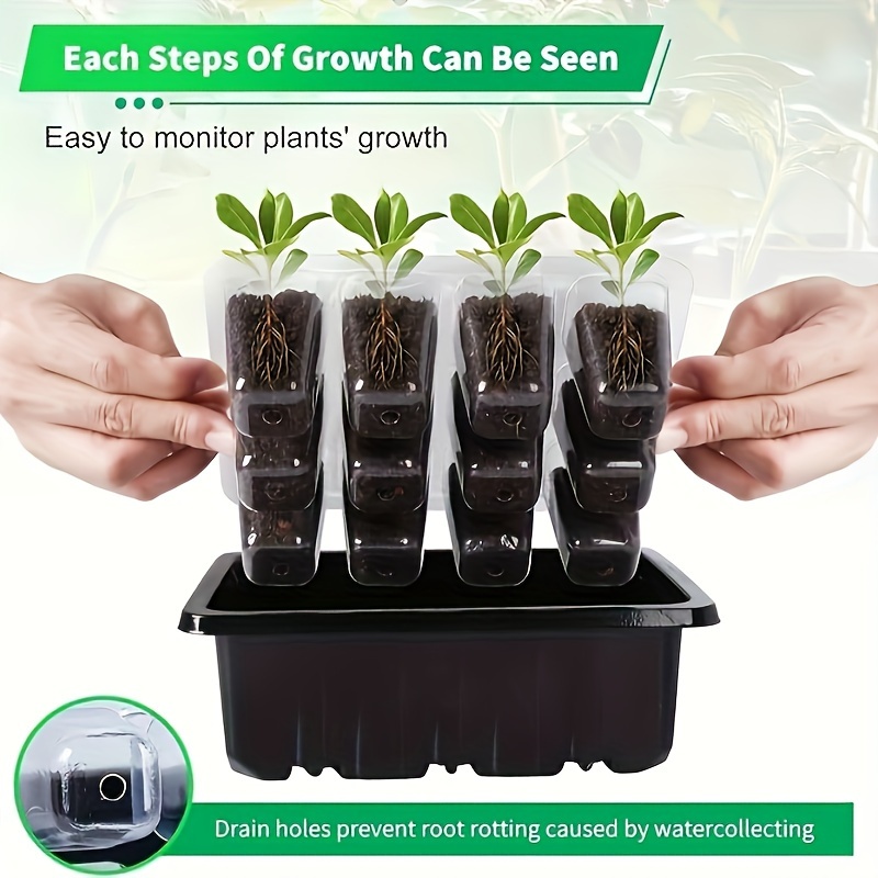 Lot de 1/2/3 plateaux de germi - Seed Starter Tray avis et prix
