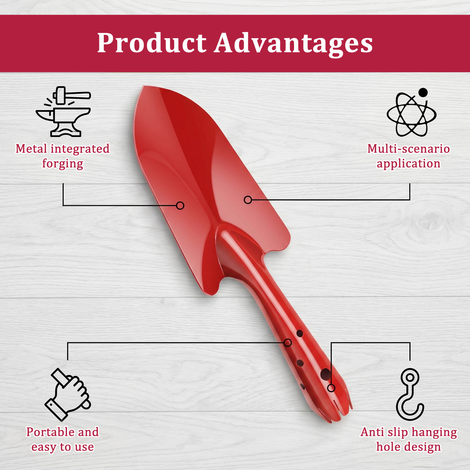 Truelle de jardin en métal rés - Trowel Garden Tools avis et prix