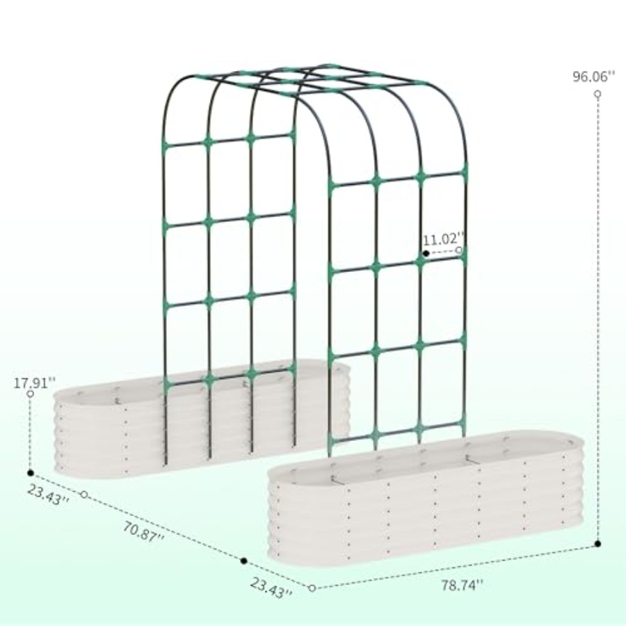 Jardinière surélevée galvanisé - Raised Garden Bed avis et prix