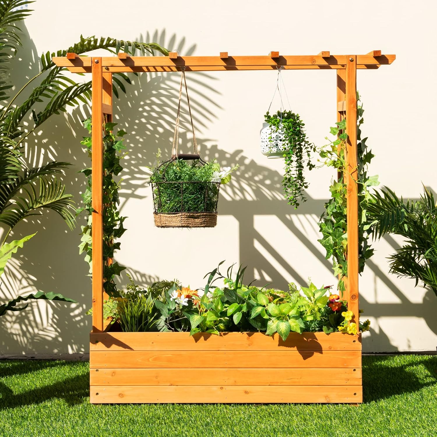 Bac à légumes surélevé en bois - Raised Garden Bed avis et prix