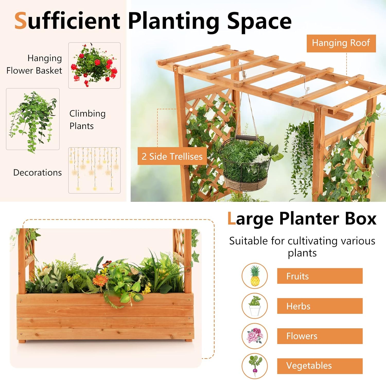 Bac à légumes surélevé en bois - Raised Garden Bed avis et prix