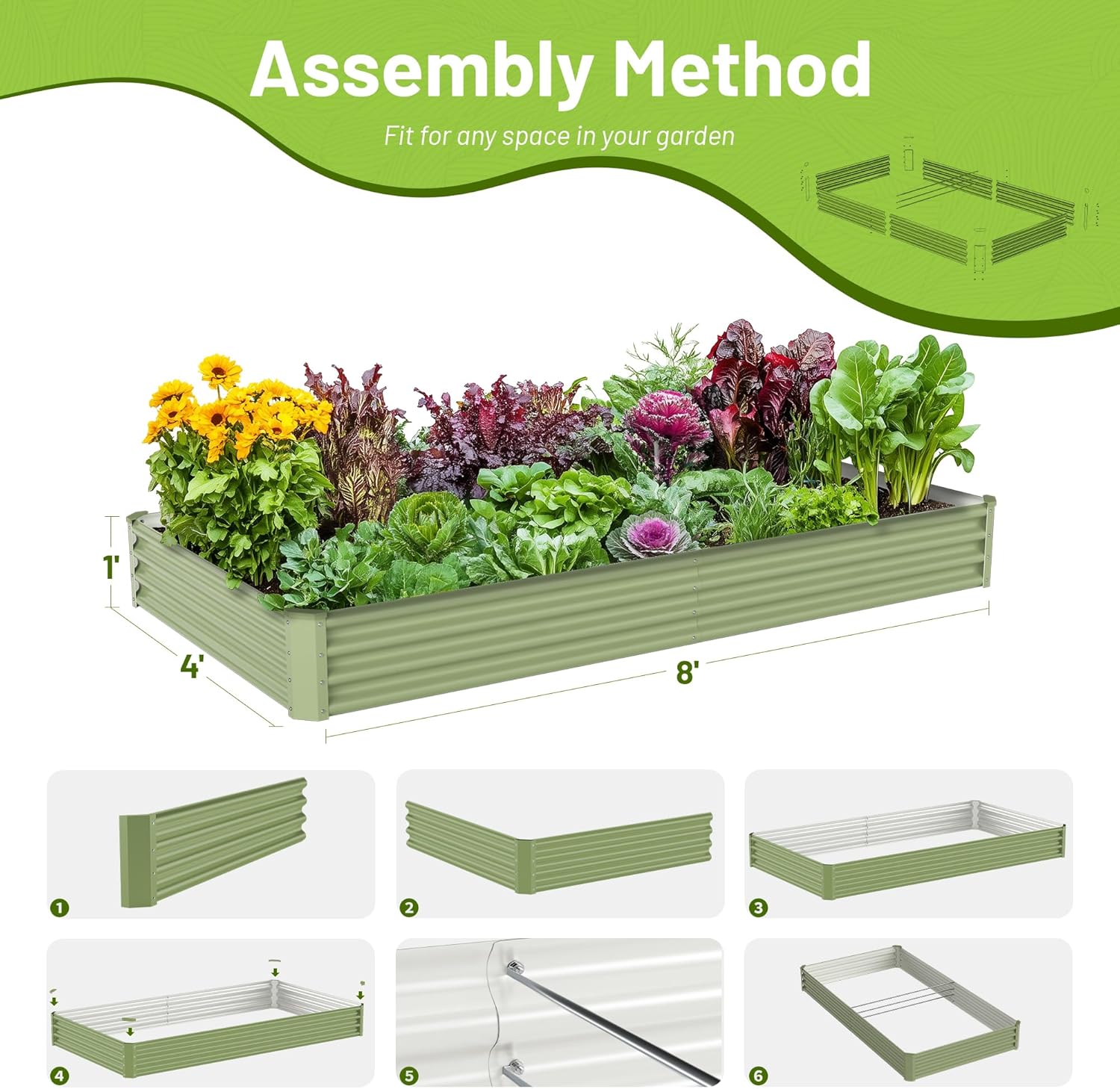Jardinière surélevée en métal  - Raised Garden Bed avis et prix