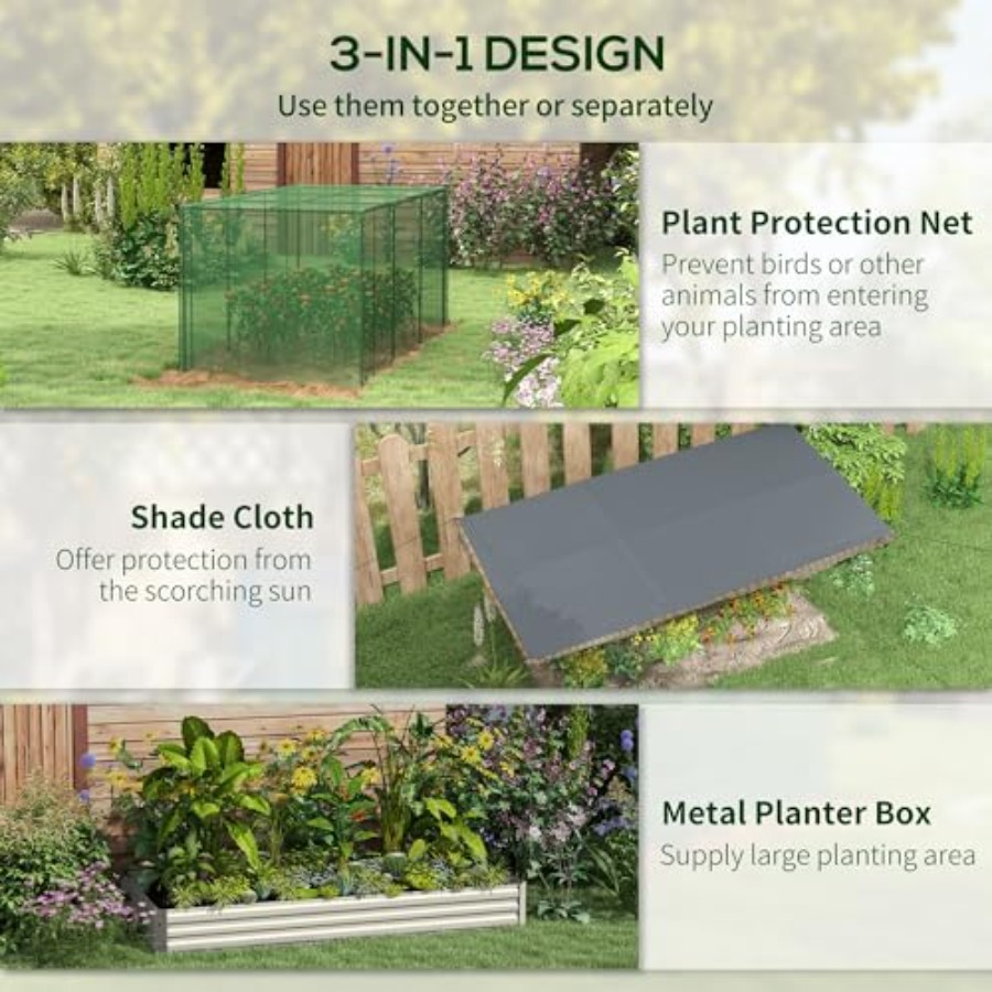 Jardinière surélevée galvanisé - Raised Garden Bed avis et prix