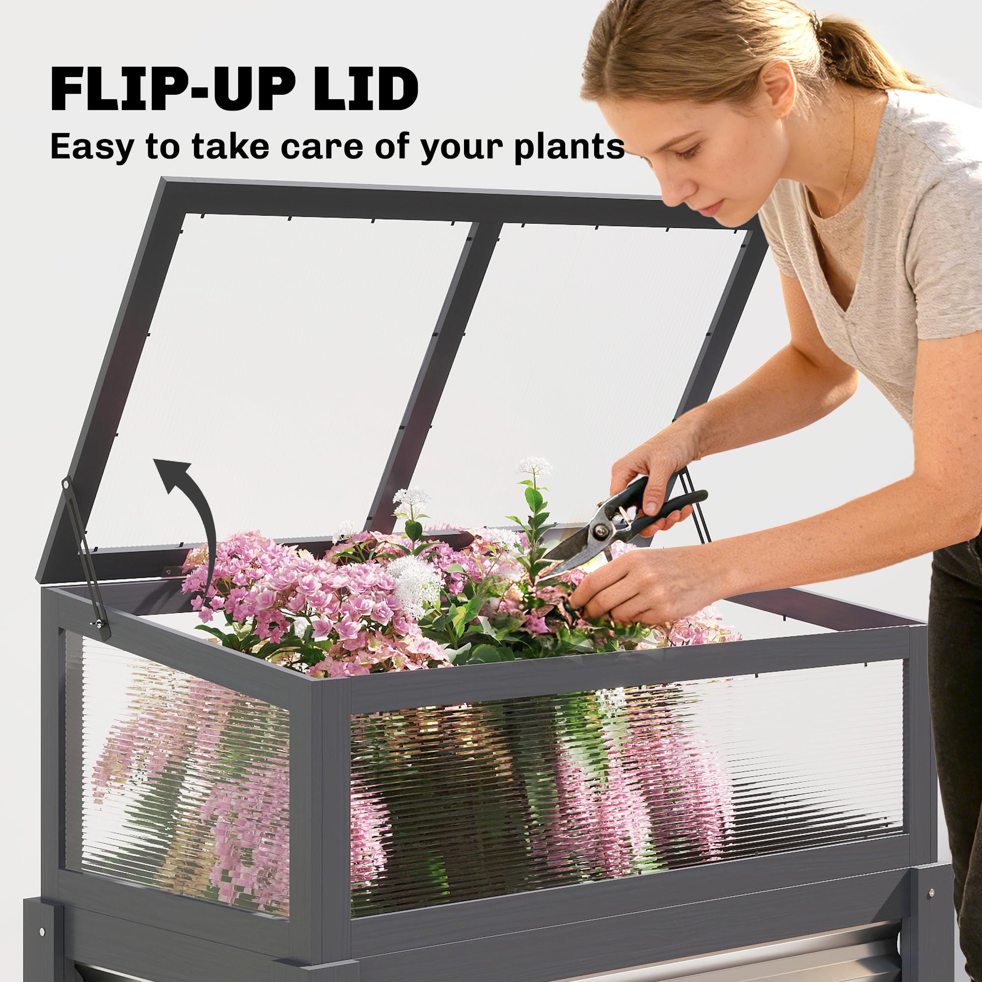 Bac à Jardin en Bois avec Toit - Raised Garden Bed avis et prix