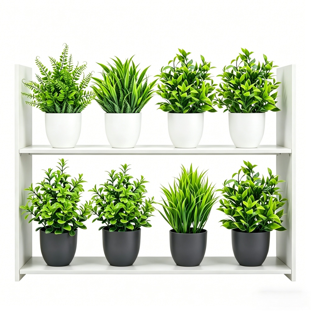 Lot de 4 mini-plantes artifici - Indoor Herb Garden avis et prix