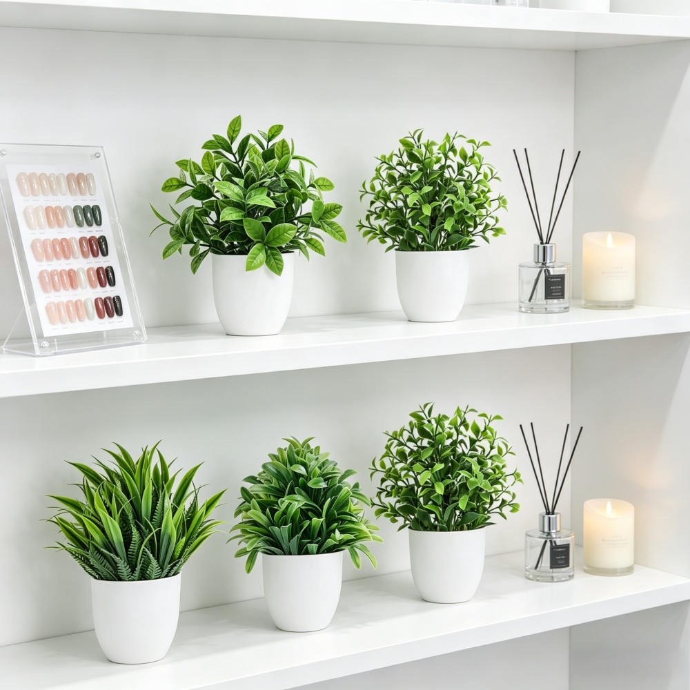 Lot de 4 mini-plantes artifici - Indoor Herb Garden avis et prix