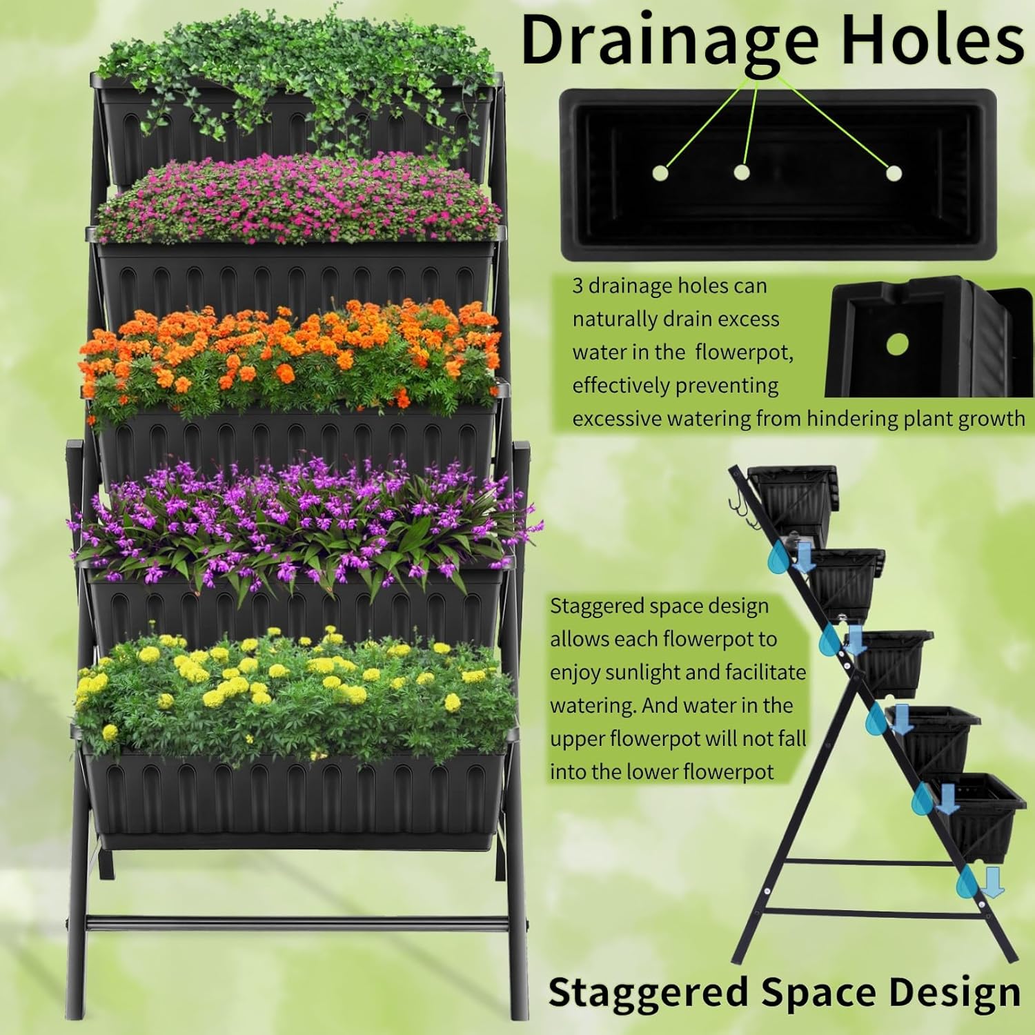 Jardinière verticale en métal  - Vertical Planter avis et prix