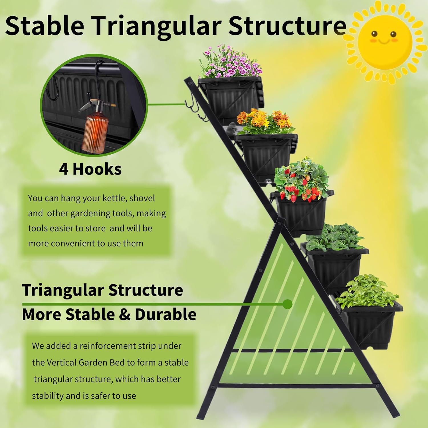 Jardinière verticale en métal  - Vertical Planter avis et prix