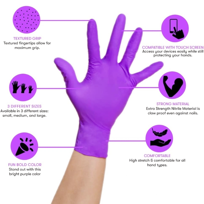50/100 pièces gants en Nitrile - Garden Gloves avis et prix