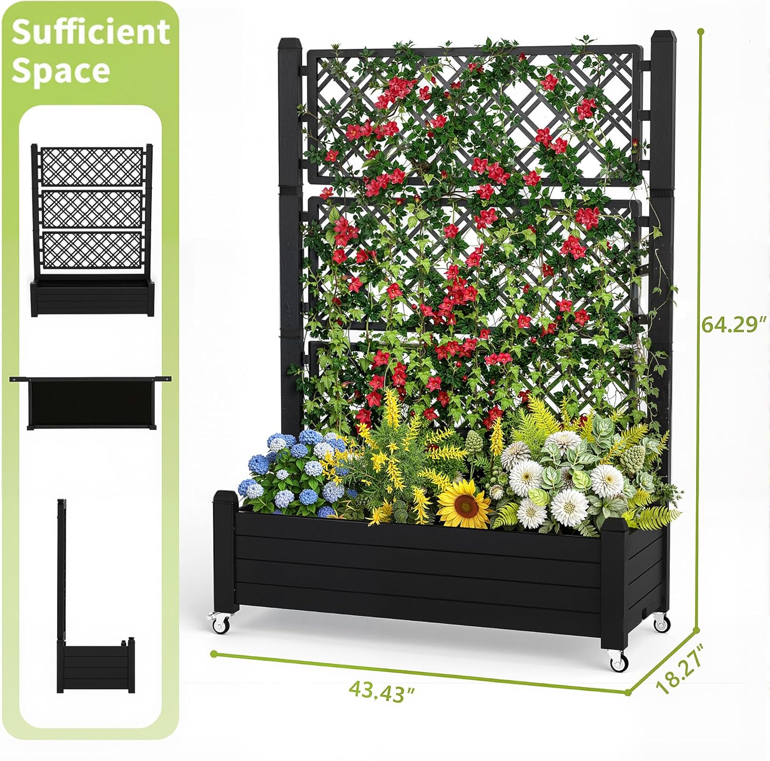 Bac de jardin surélevé avec tr - Self Watering Planter avis et prix