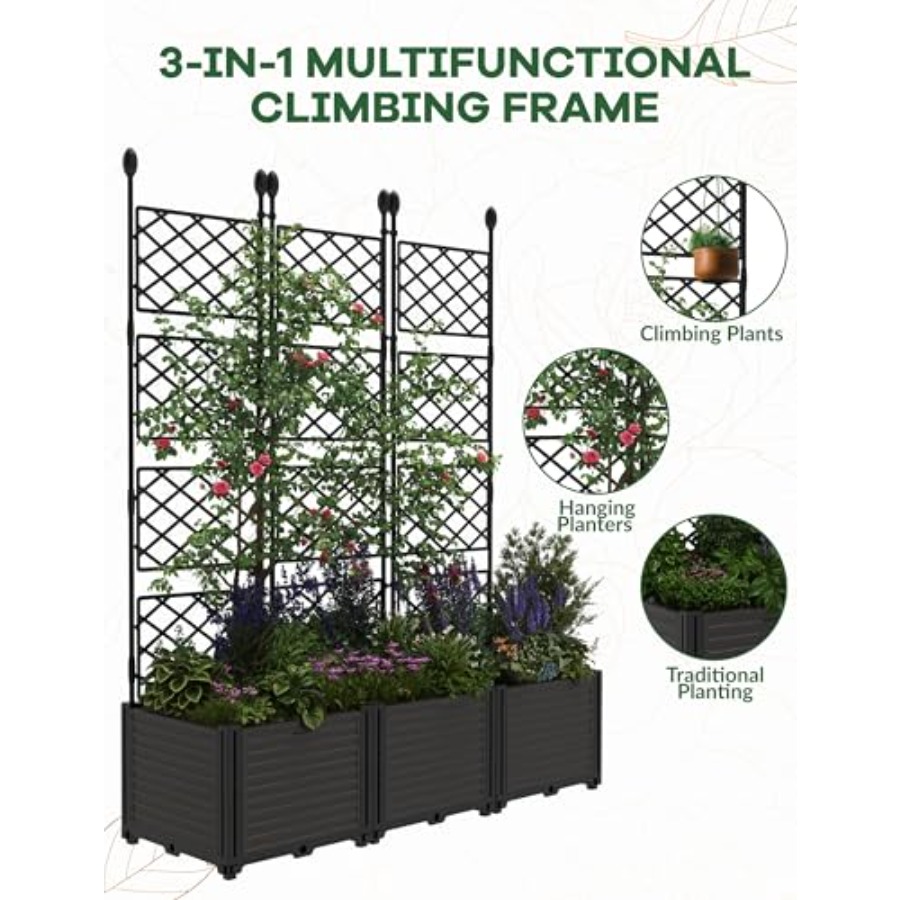 Kit de 3 jardinières modulaire - Raised Garden Bed avis et prix