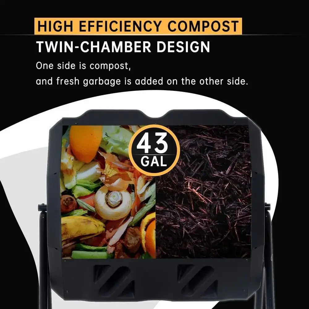 Composteur rotatif extérieur à - Compost Bin avis et prix