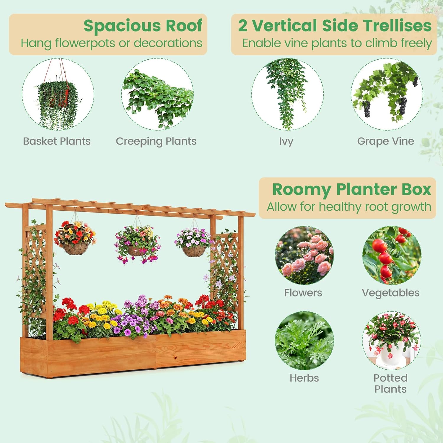 Bac à fleurs surélevé pour pat - Raised Garden Bed avis et prix